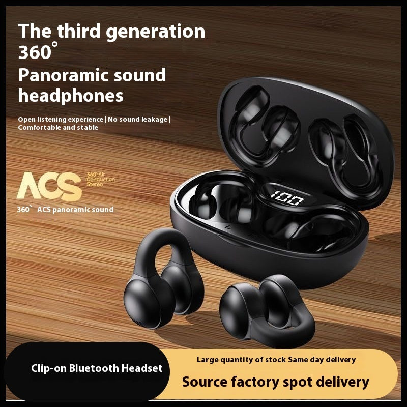 Open-Ear Clip-On Wireless Bluetooth Earbuds, image 2