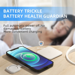 Wireless charging station with automatic power-off and battery protection